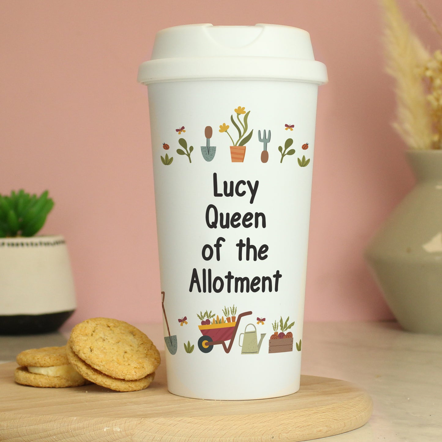 Personalised Gardening Travel Mug from Heartfelt Gifts
