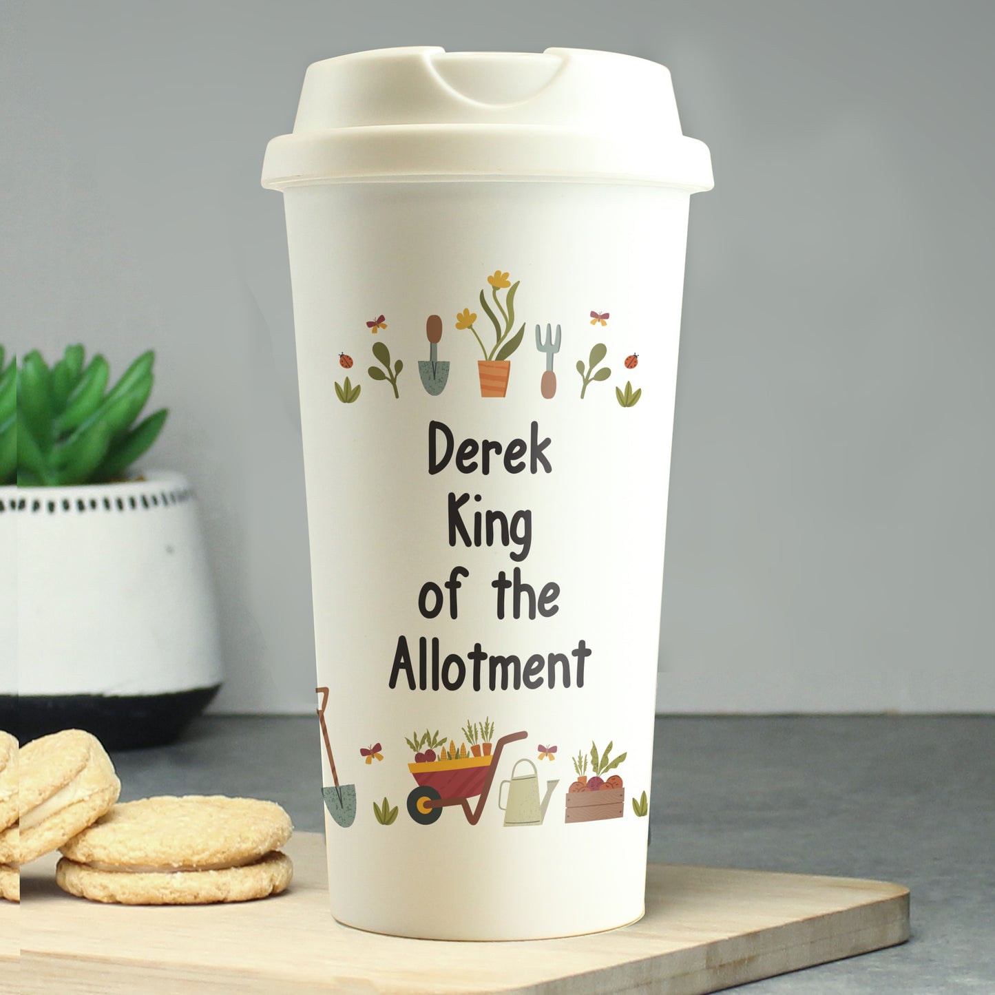 Personalised Gardening Travel Mug - image 3