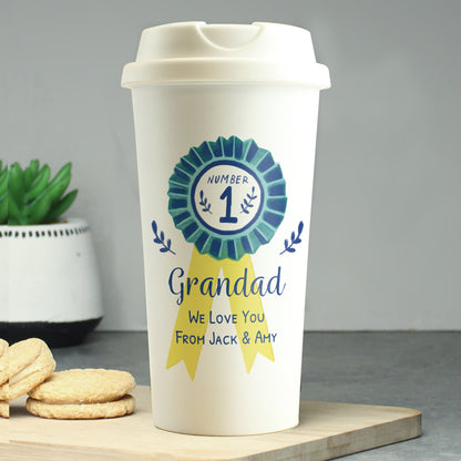 Personalised Number 1 Travel Mug from Heartfelt Gifts