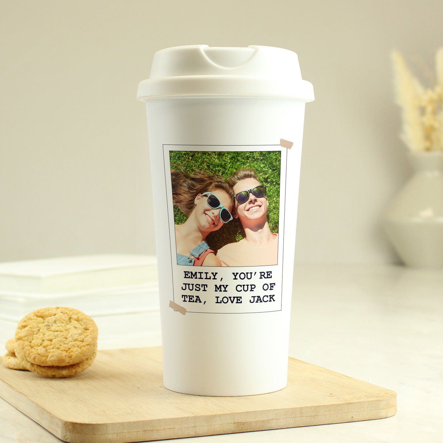 Personalised Photo Upload Travel Mug from Heartfelt Gifts