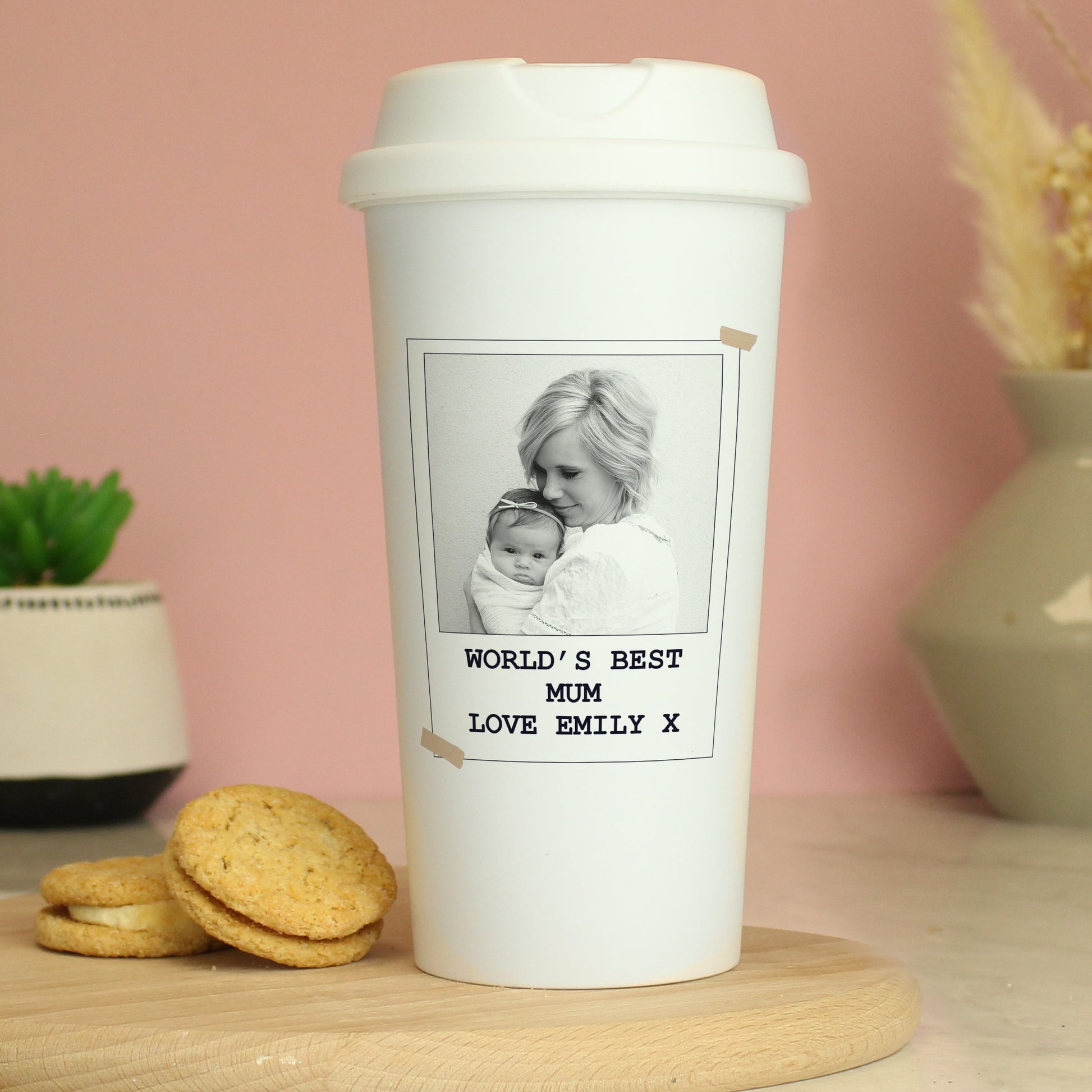 Personalised Photo Upload Travel Mug - image 4