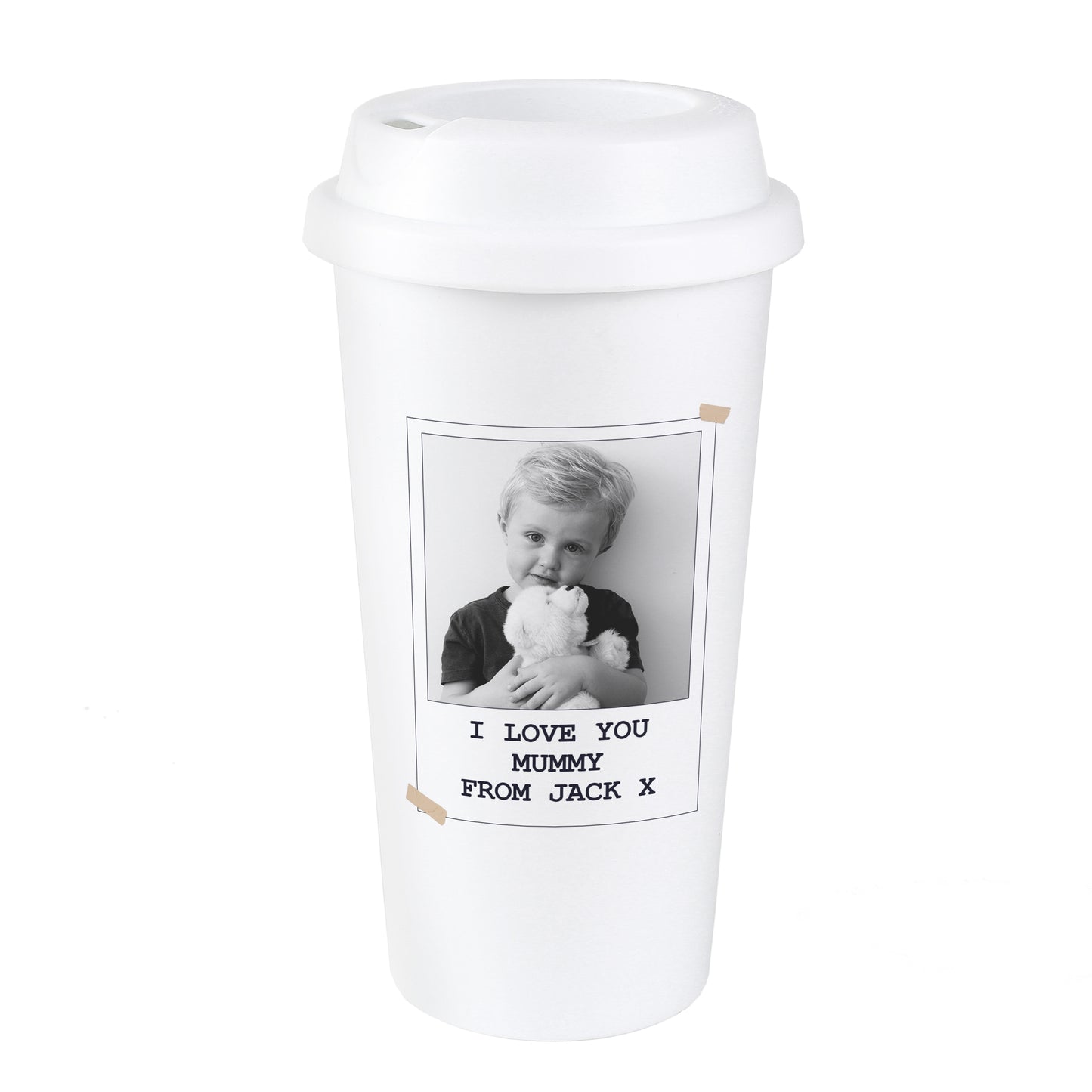 Personalised Photo Upload Travel Mug - image 5