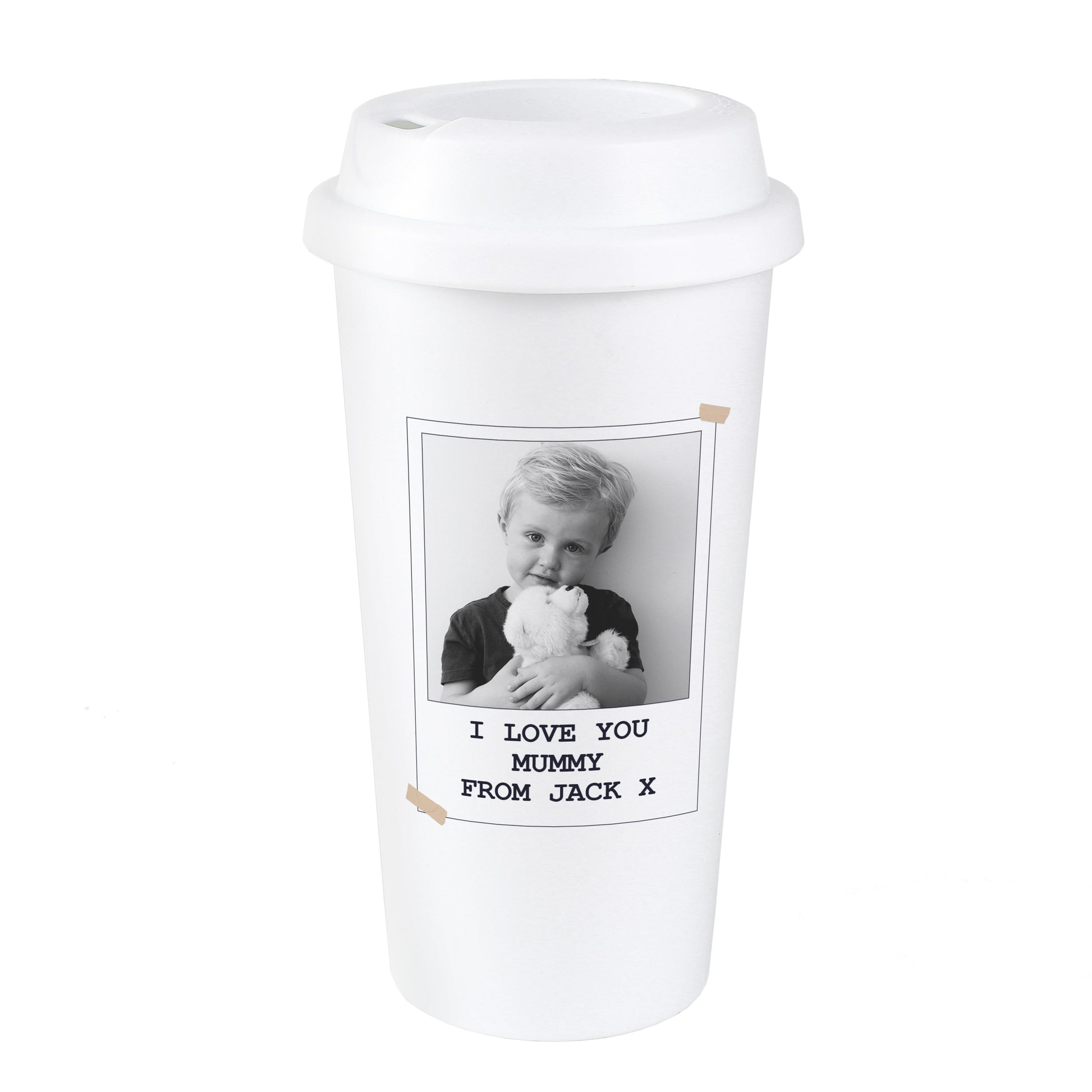 Personalised Photo Upload Travel Mug - image 5