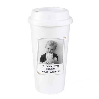 Personalised Photo Upload Travel Mug - image 5