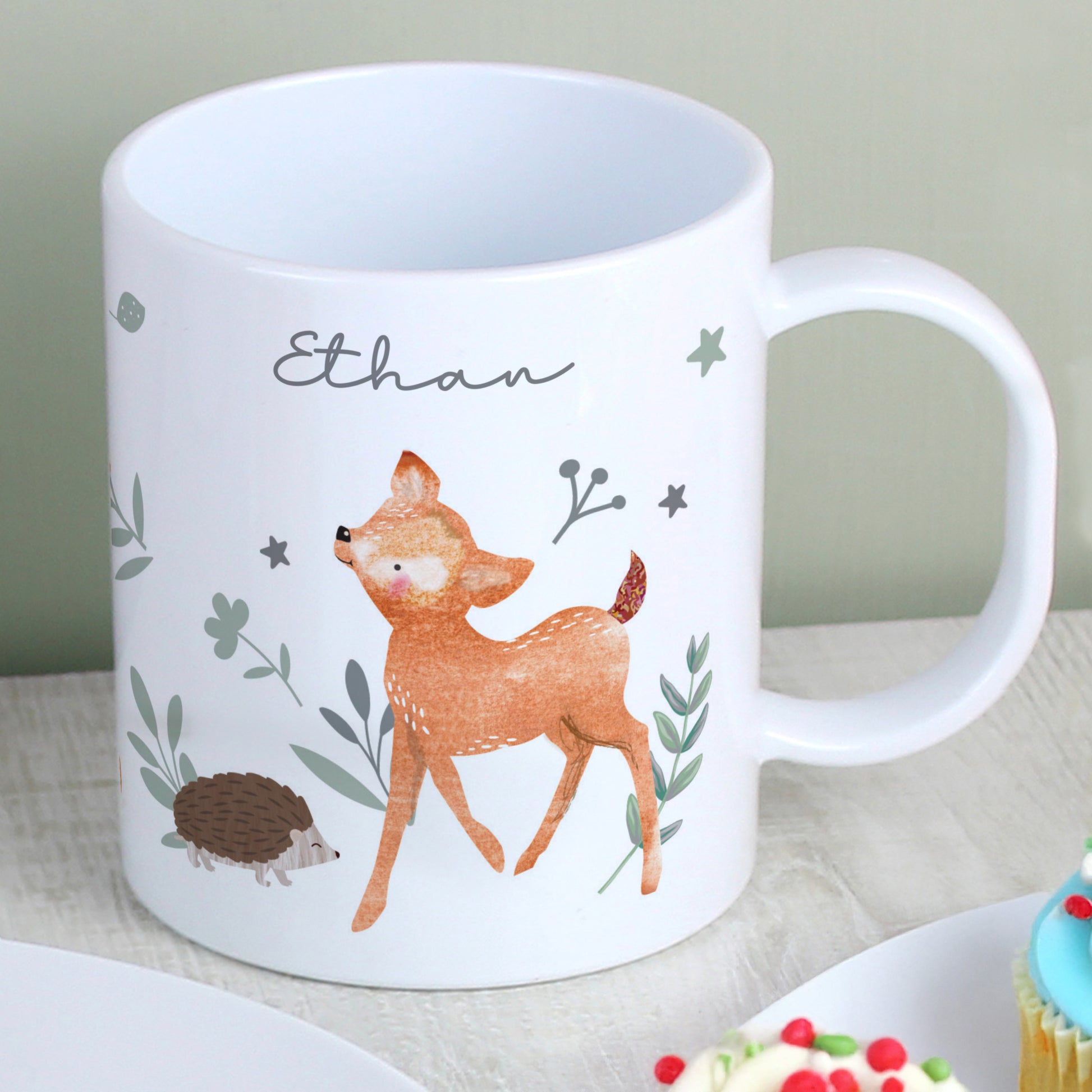 Personalised Woodland Animals Mug from Heartfelt Gifts