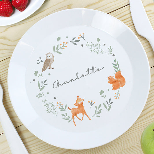 Personalised Woodland Animals Plate - image 3