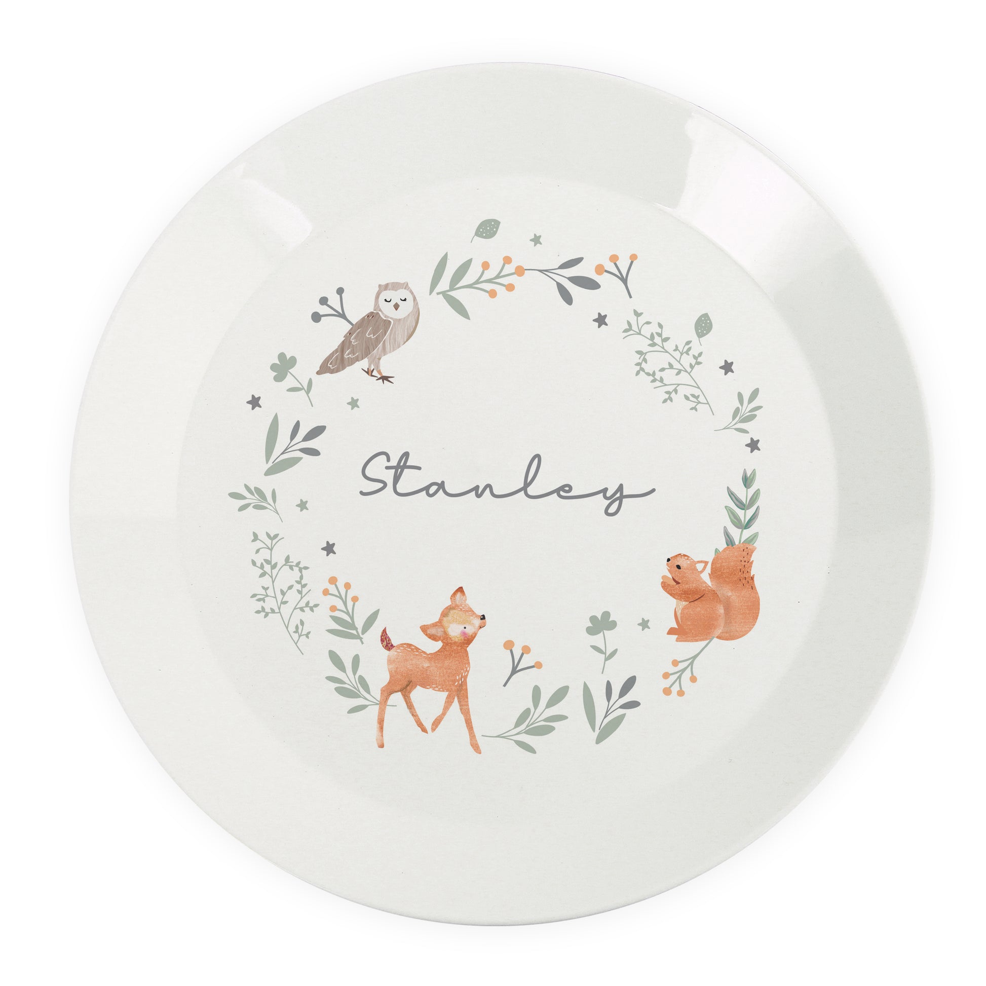 Personalised Woodland Animals Plate - image 5
