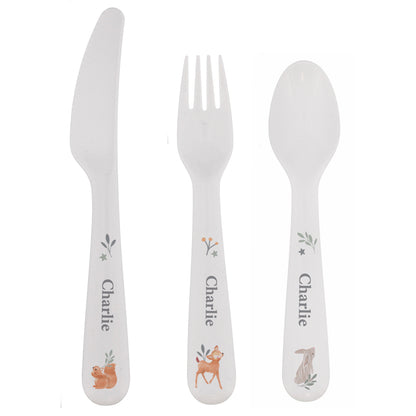 Personalised Woodland Animals Cutlery - image 4