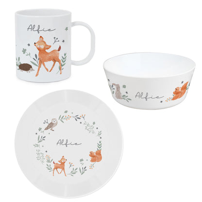 Personalised Woodland Animals Breakfast Set - image 5