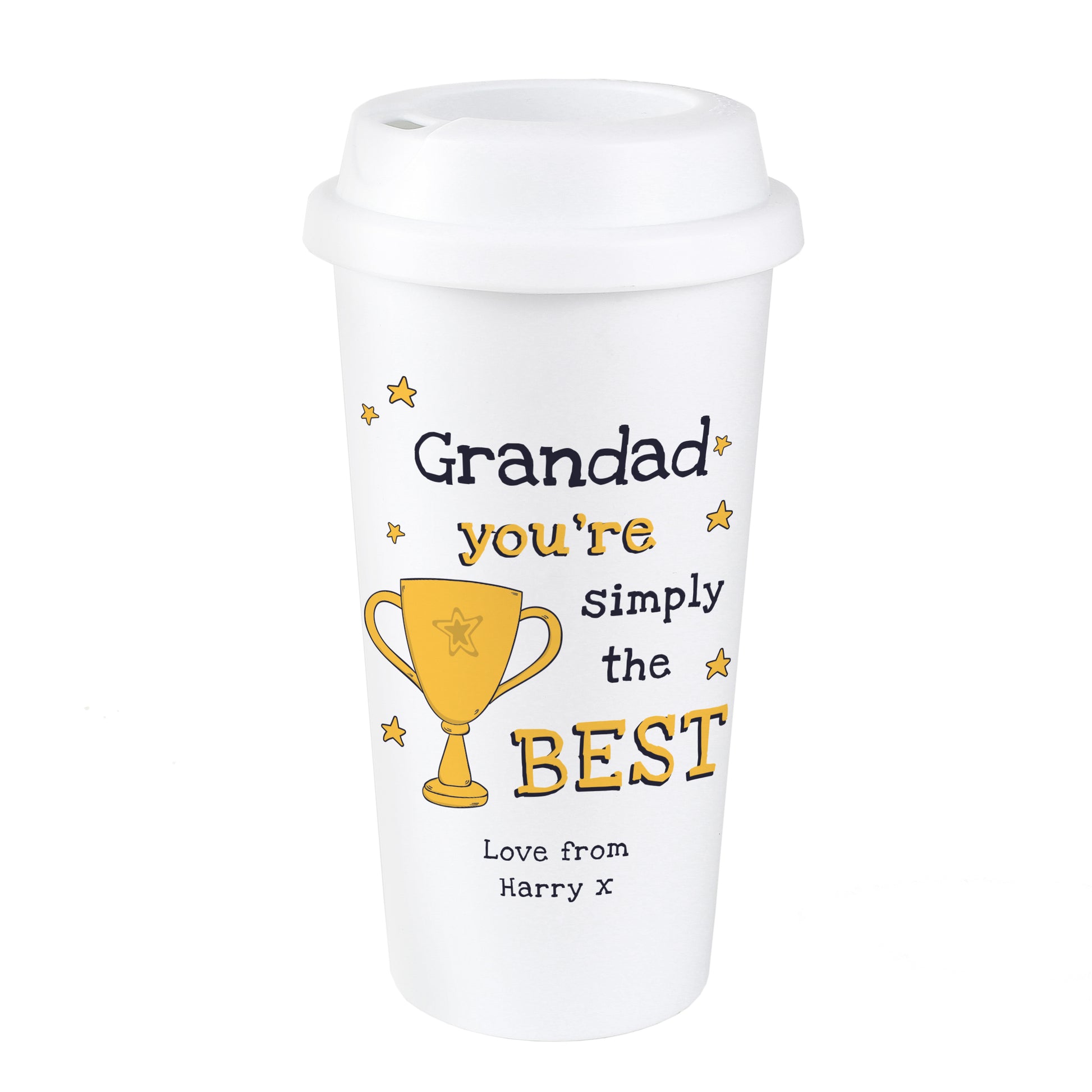 Personalised Simply The Best Travel Mug – Birthday & Father's Day Gift - image 4
