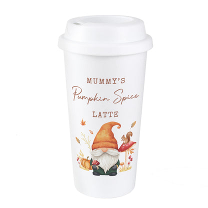 Personalised Autumn Gonk Travel Cup – Cosy Seasonal Birthday Gift - image 4