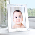 Personalised Silver 5x7 Baby Boy Photo Frame from Heartfelt Gifts