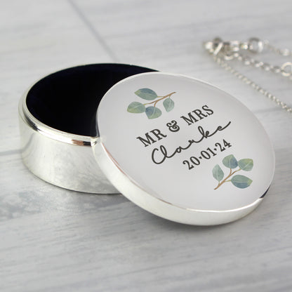 Personalised Botanical Ring Box - image 4