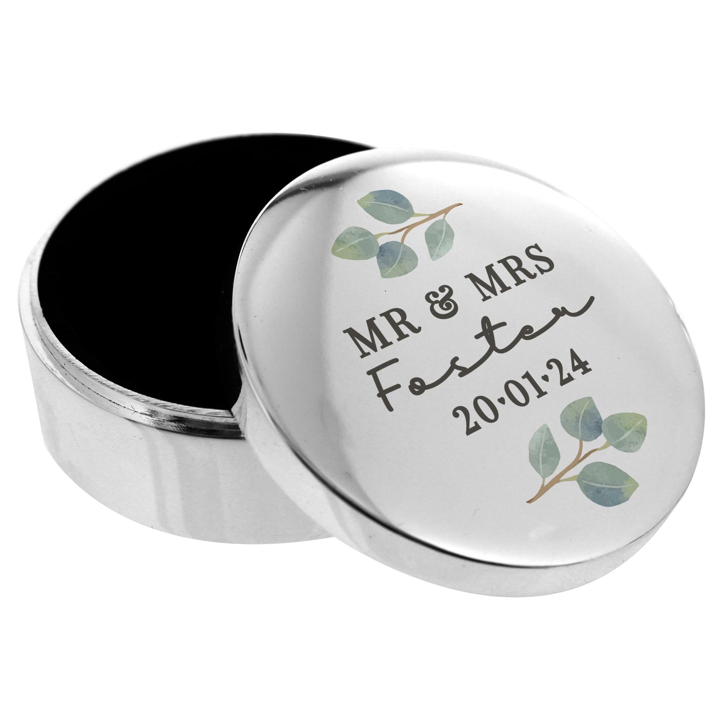 Personalised Botanical Ring Box - image 5