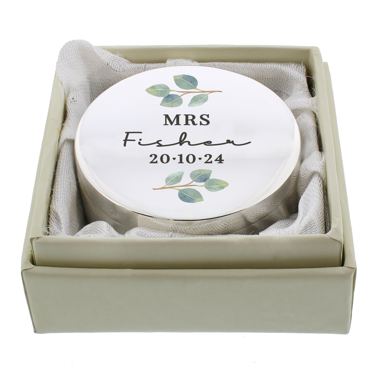 Personalised Botanical Ring Box - image 6