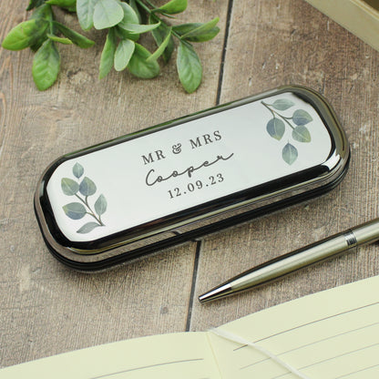 Personalised Botanical Pen and Box Set - image 2
