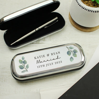 Personalised Botanical Pen and Box Set - image 4