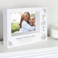 Personalised Couples Initials 5x7 Landscape Box Photo Frame from Heartfelt Gifts