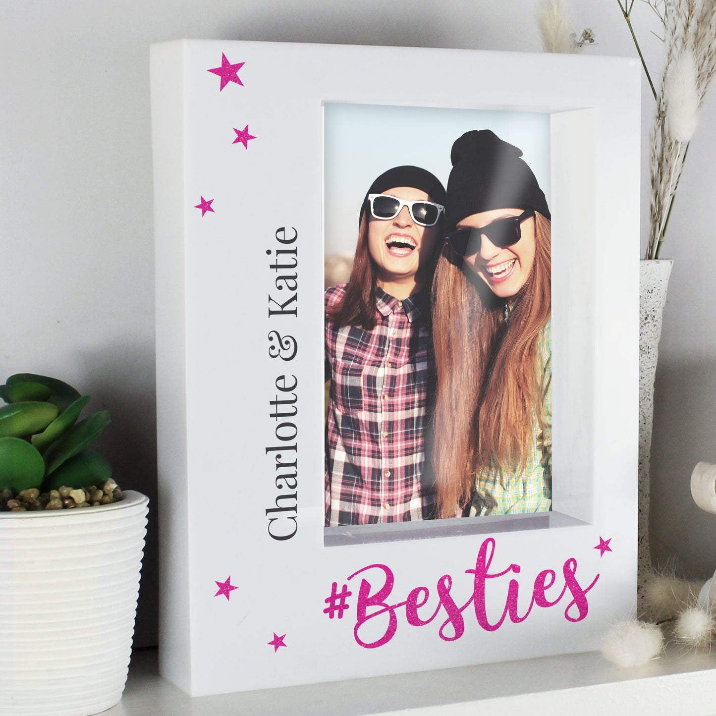 Personalised Besties 5x7 Box Photo Frame from Heartfelt Gifts