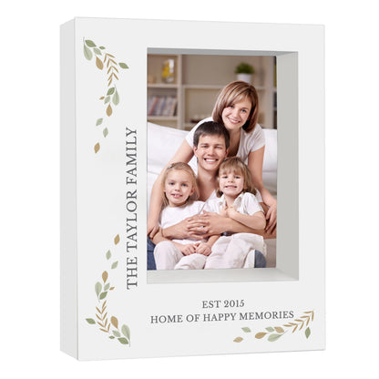 Personalised Fresh Botanical 5x7 Box Photo Frame - image 6