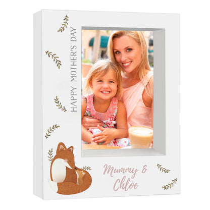 Personalised Mummy and Me Fox 5x7 Box Photo Frame - image 2