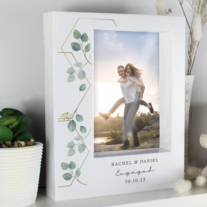 Personalised Botanical 6x4 Box Photo Frame - image 4
