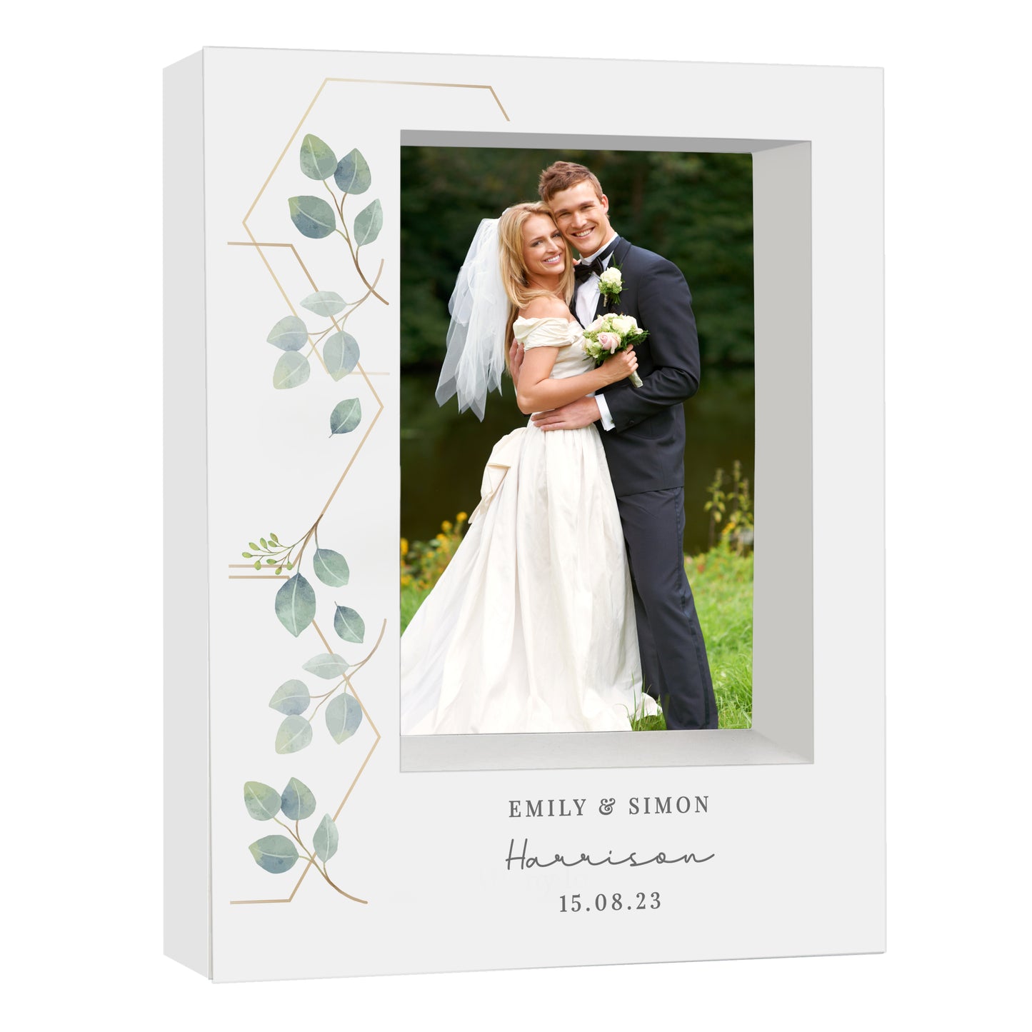 Personalised Botanical 6x4 Box Photo Frame - image 5