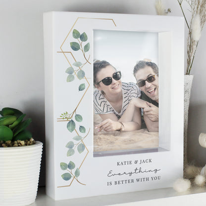 Personalised Botanical 6x4 Box Photo Frame - image 6