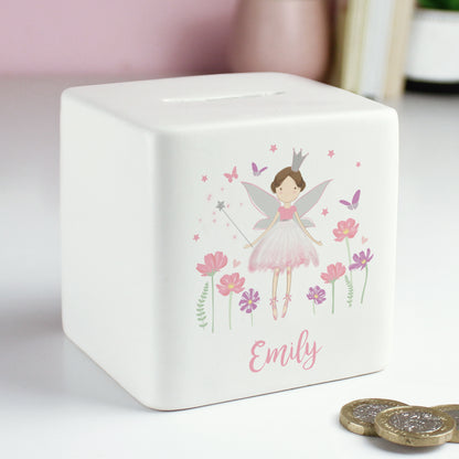 Personalised Fairy Princess Ceramic Money Box - image 2