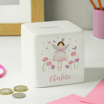 Personalised Fairy Princess Ceramic Money Box - image 4