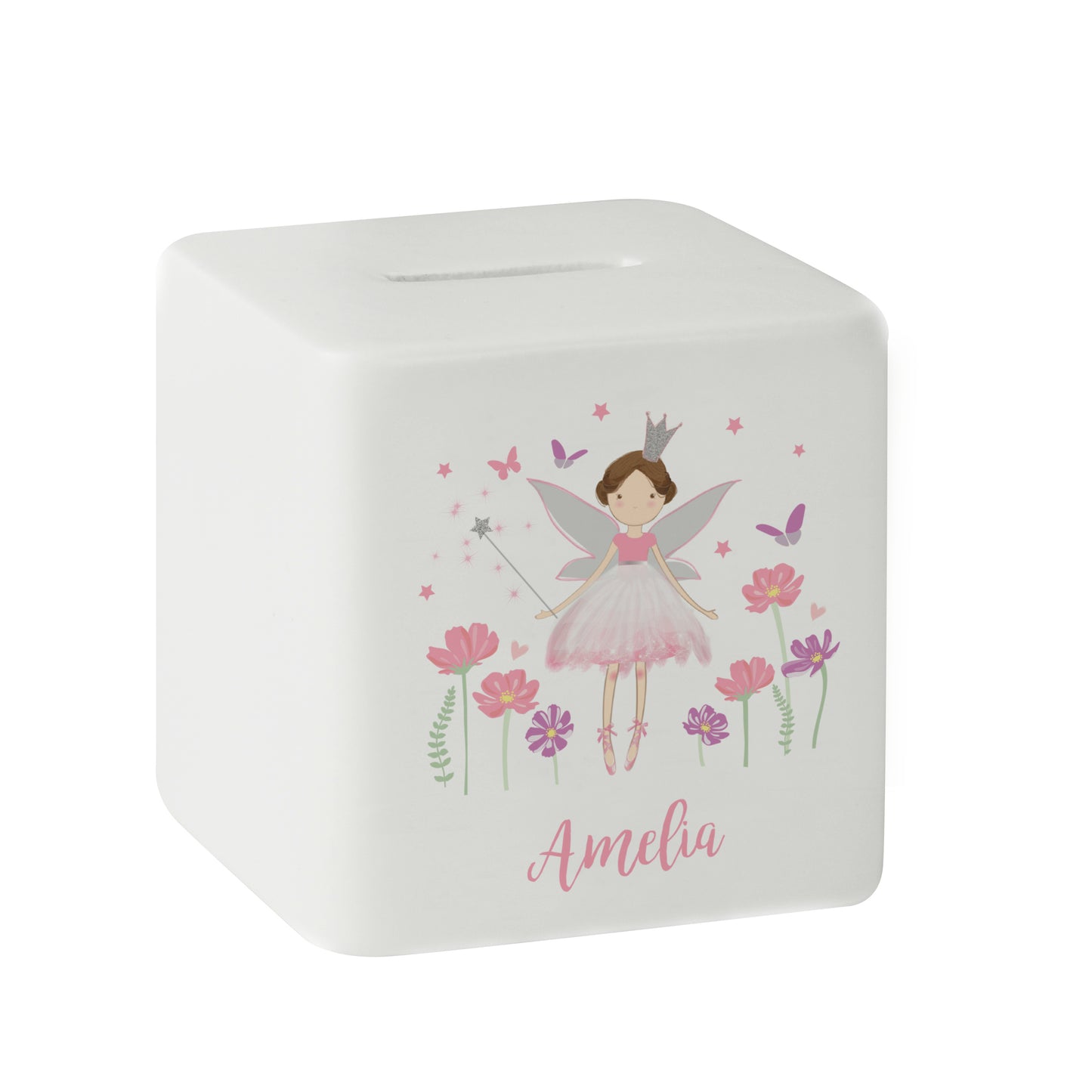 Personalised Fairy Princess Ceramic Money Box - image 5