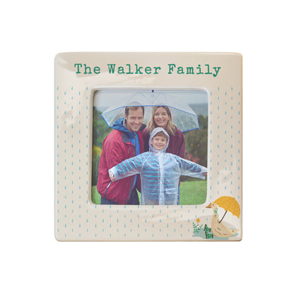 Personalised Puddle Duck Ceramic 4x4 Photo Frame – Baby Christening Gift - image 4