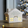 Personalised Christmas LED Ceramic Light Up House – Christmas Home Decor Gift