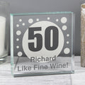 Personalised Spots Age Crystal Token from Heartfelt Gifts