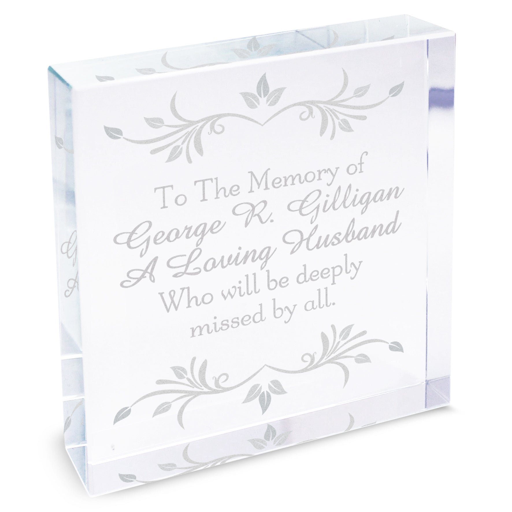 Personalised Sentiments Crystal Token - image 5