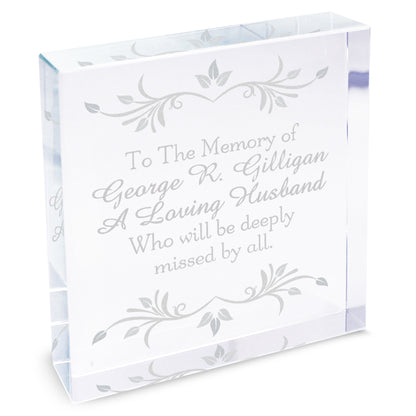 Personalised Sentiments Crystal Token - image 5