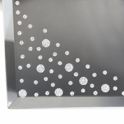 Personalised Any Message 6x4 Landscape Diamante Glass Photo Frame - image 13