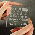 Personalised Twinkle Twinkle Crystal Token from Heartfelt Gifts