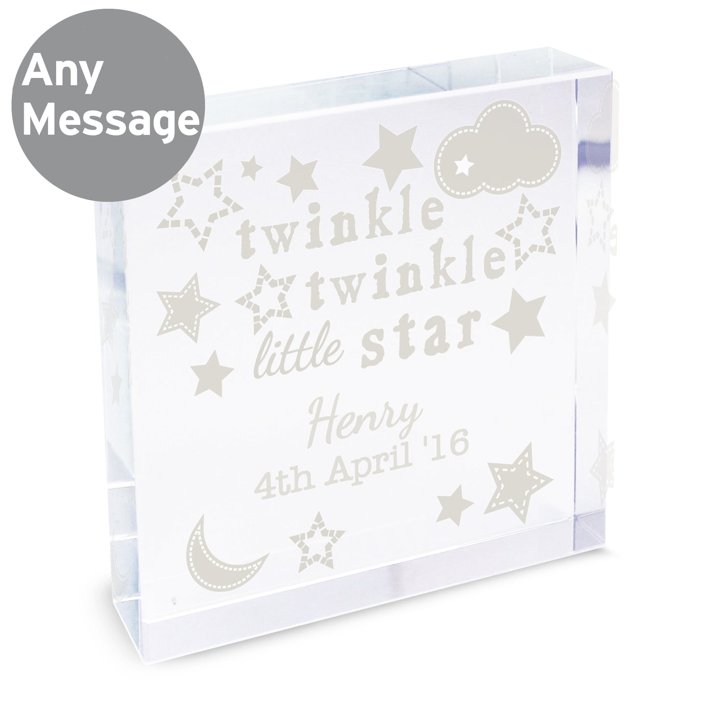 Personalised Twinkle Twinkle Crystal Token - image 5