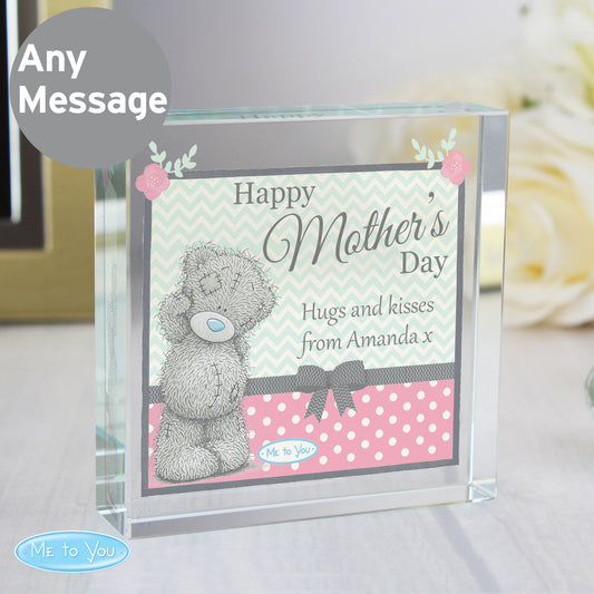 Personalised Me To You Pastel Polka Dot for Her Crystal Token from Heartfelt Gifts