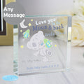 Personalised Tiny Tatty Teddy To the Moon & Back Crystal Token from Heartfelt Gifts
