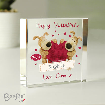 Personalised Boofle Shared Heart Crystal Token - image 3