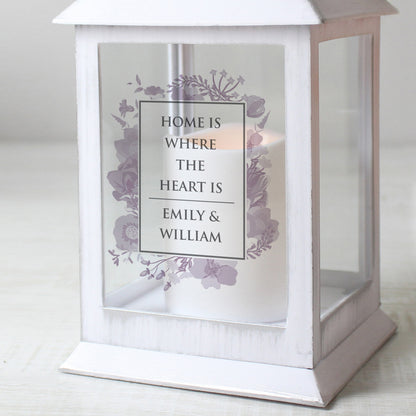 Personalised Soft Watercolour White Lantern - image 6