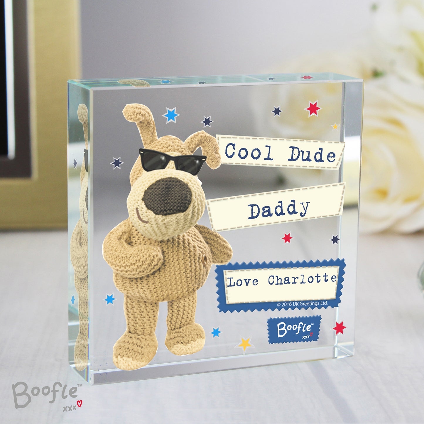 Personalised Boofle Stars Crystal Token - image 4