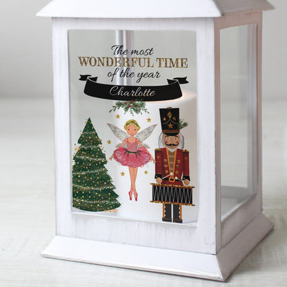 Personalised Nutcracker White Lantern - image 4