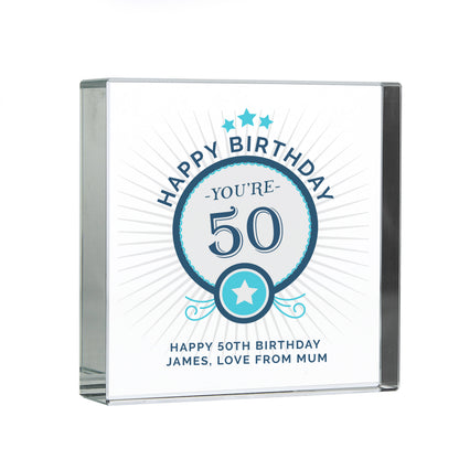 Personalised Birthday Crystal Token - image 2