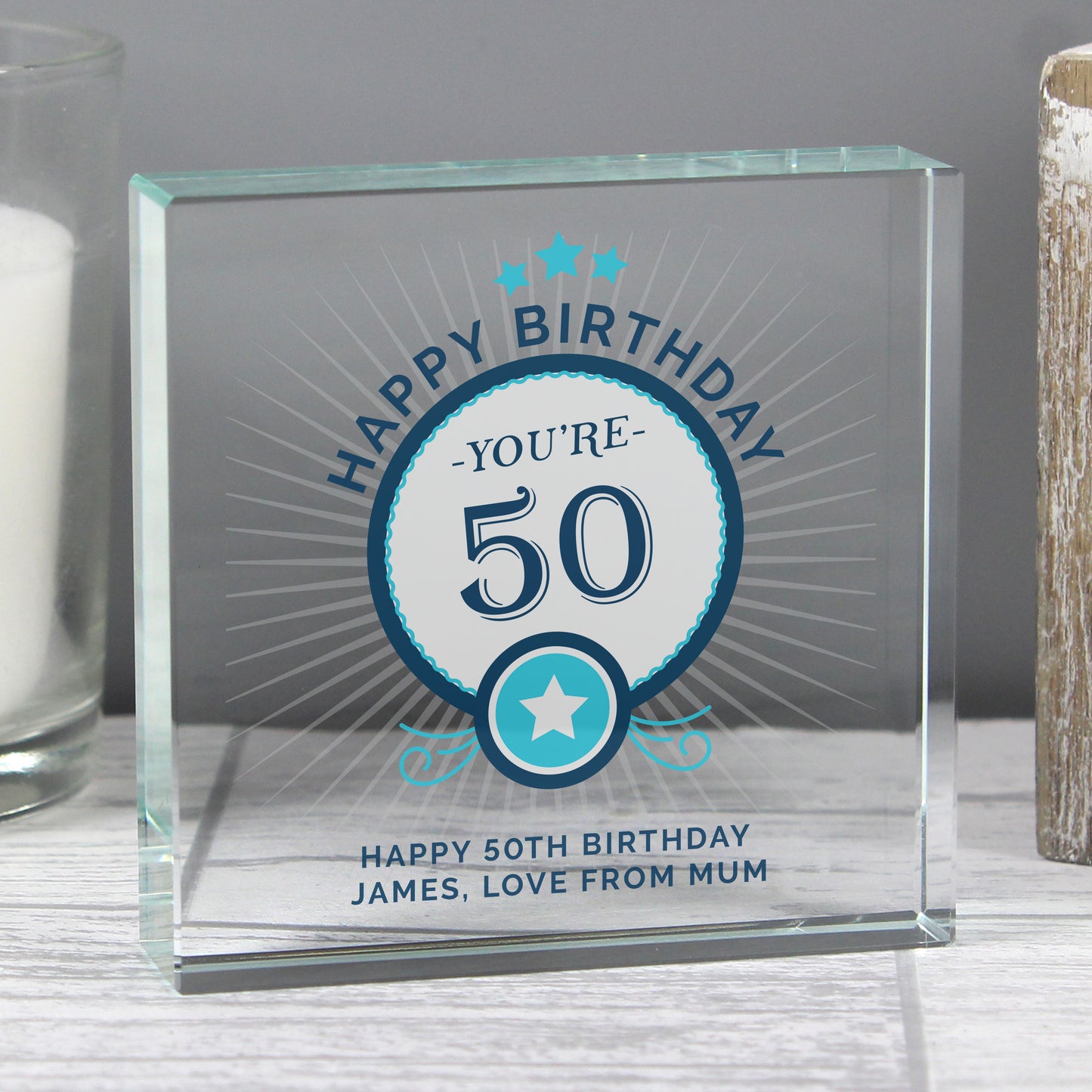 Personalised Birthday Crystal Token - image 3