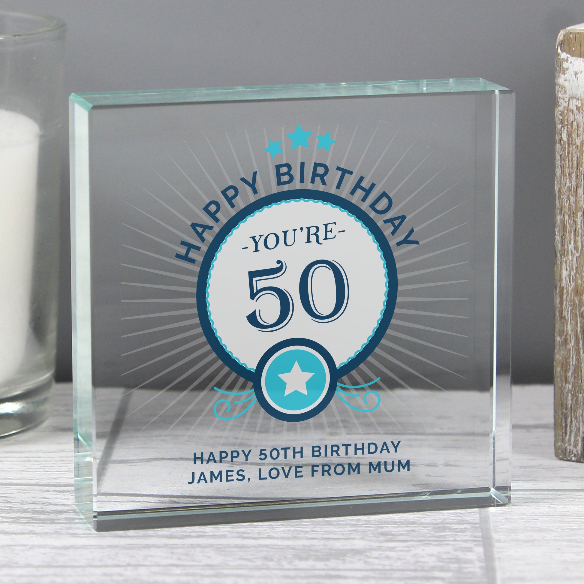 Personalised Birthday Crystal Token - image 3