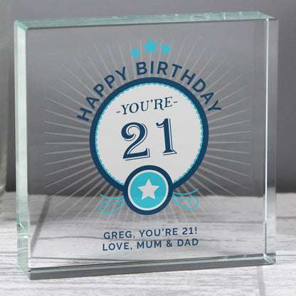 Personalised Birthday Crystal Token - image 4