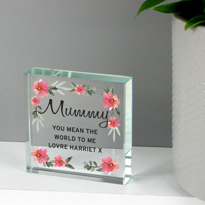 Personalised Floral Sentimental  Crystal Token - image 9